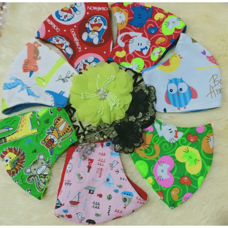 masker anak motif lucu 3 ply