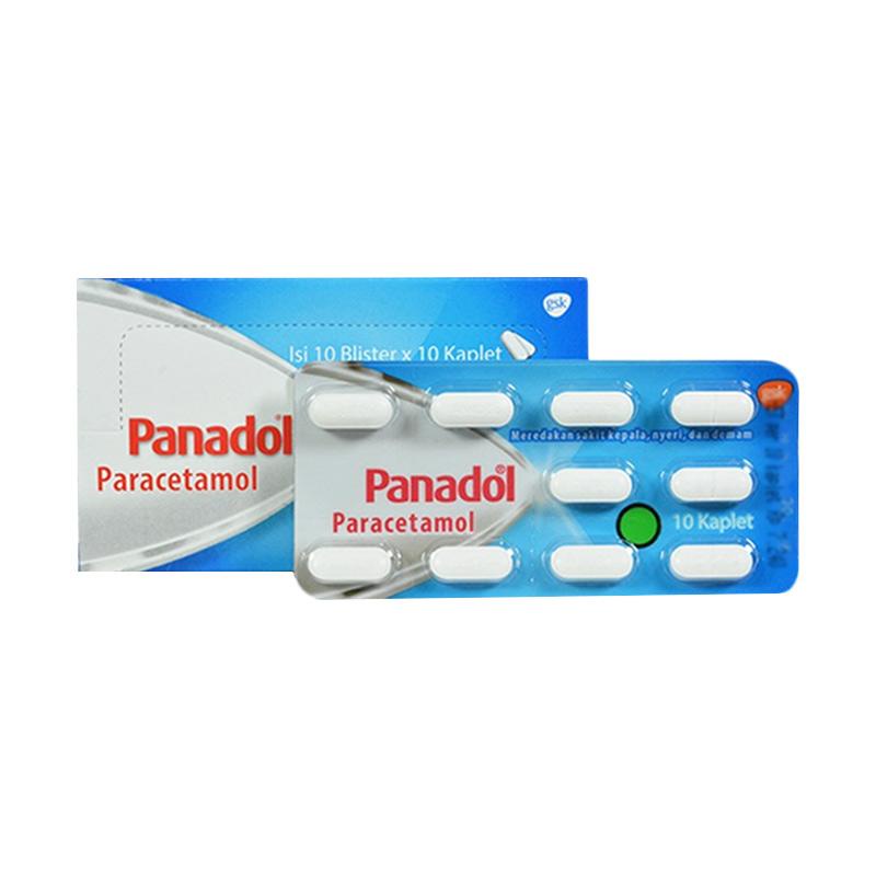 PANADOL BIRU TAB PER STRIP OBAT PENURUN PANAS SAKIT KEPALA