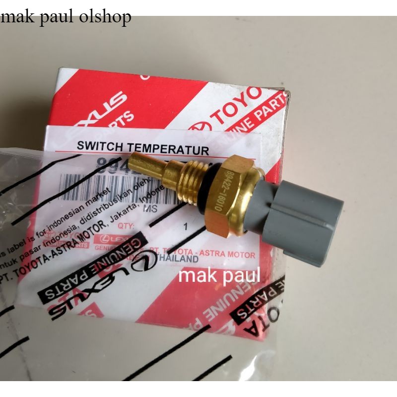 sensor suhu ECT temperatur 3pin VIOS old SOLUNA  ALLTIS CAMRY RUSH  AVANZA XENIA GRAND MAX APV ORIGI