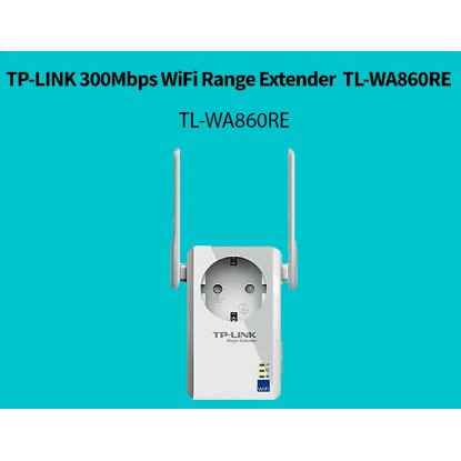 TP-LINK TL-WA860RE TP LINK 300MBPS WIFI RANGE EXTENDER WITH AC PASSTHROUGH