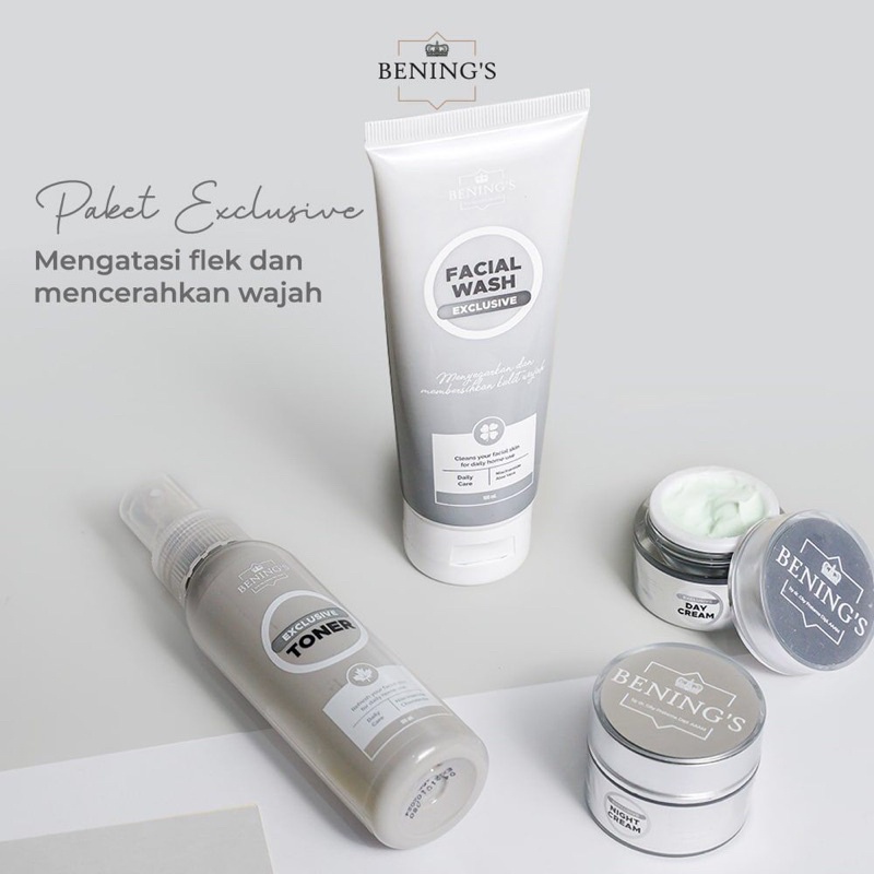PAKET EXCLUSIVE BENING'S SKINCARE INDONESIA