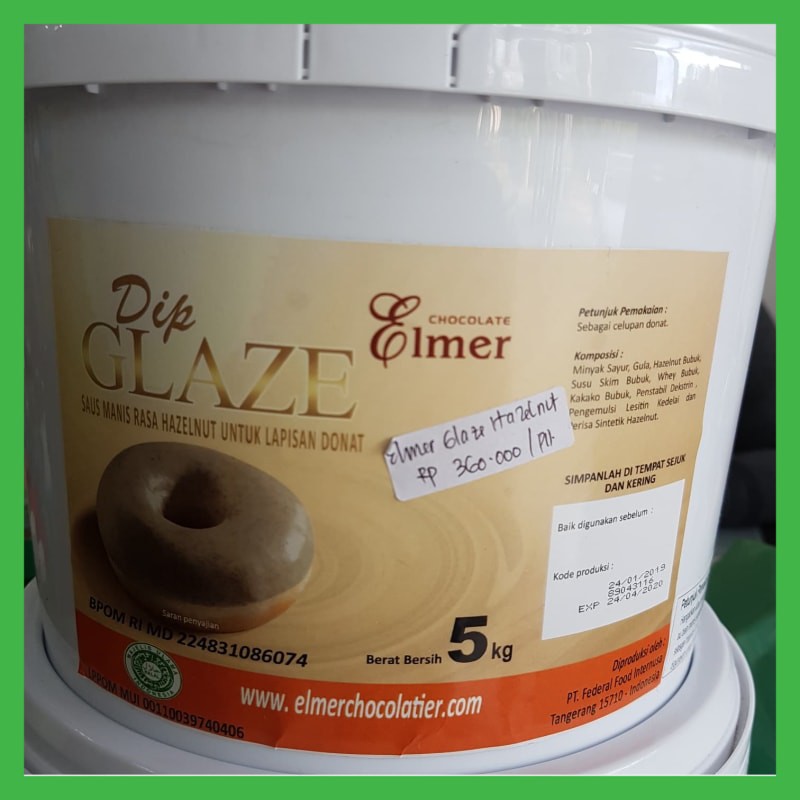 

NEW ELMER DIP GLAZE HAZELNUT