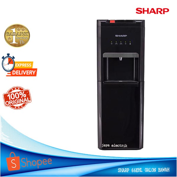 Dispenser Sharp galon bawah SWD-66EHL Stainless Steel Low Watt