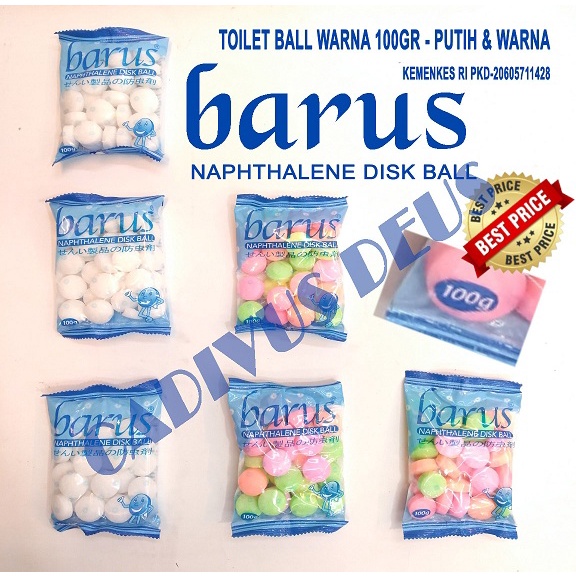 KAMPER - BOLA 100GR - MIX WARNA - PUTIH