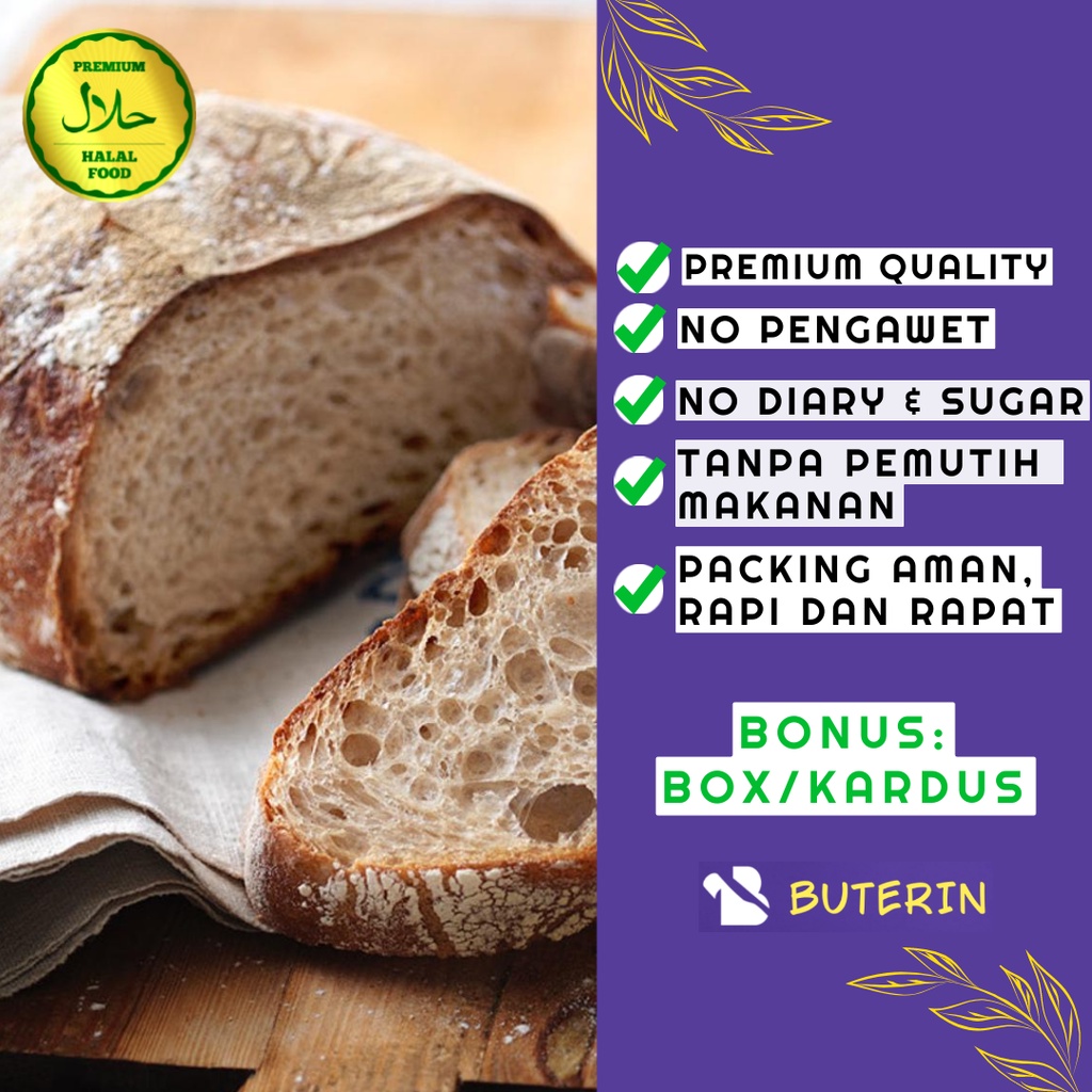 Jual Sourdough for Roti Sandwich Halal Siap Saji Buterin Shopee Indonesia