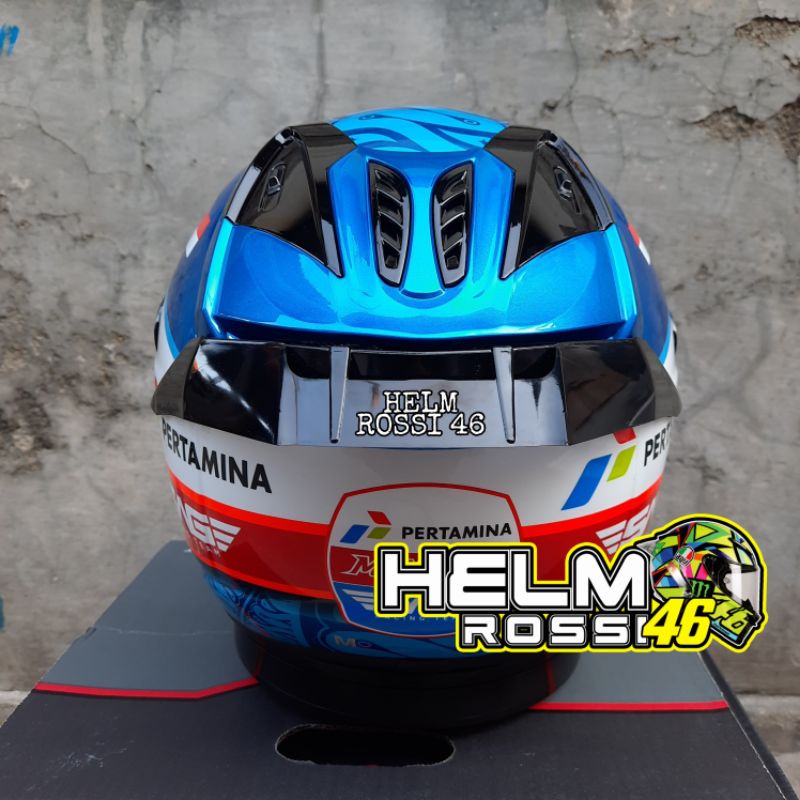 Spoiler Helm NHK R6 3D R 6 Hitam Bening Winglet Model GPR Pista Sudah Termasuk 3m Double Tape