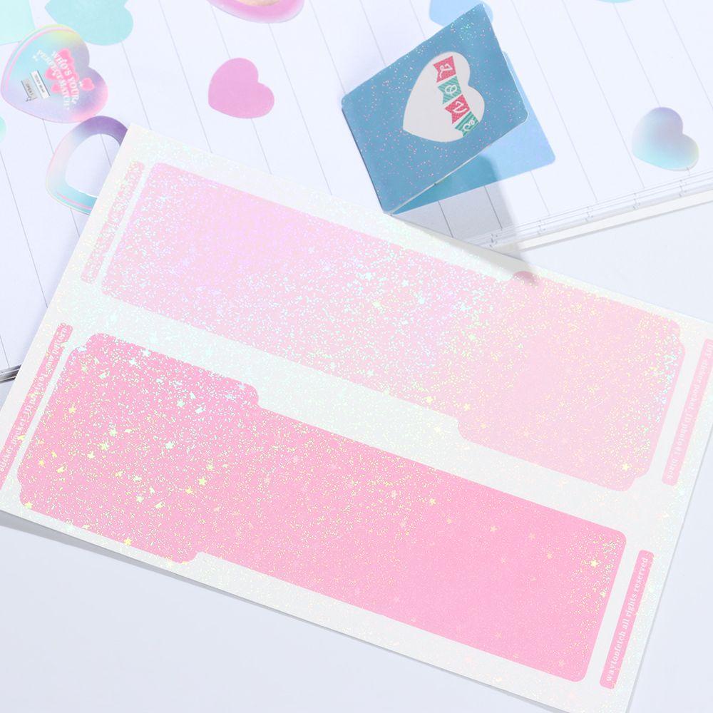 R-flower Stiker Bingkai Foto Kreatif Lucu Rekening Tangan Perlengkapan Alat Tulis