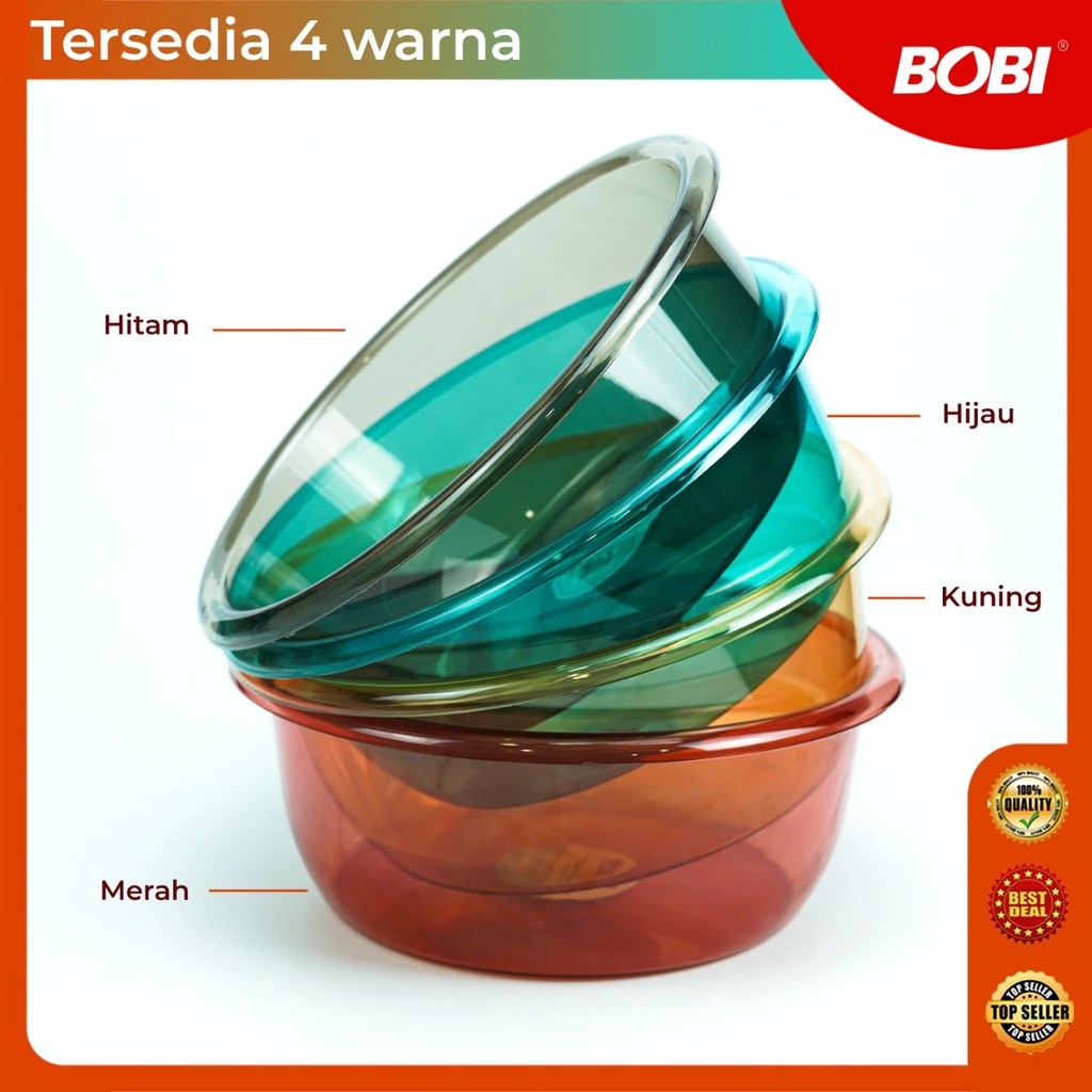 Baskom Transparan New Serbaguna // Baskom Large kode 962 // Baskom Praktis Merk Bobi