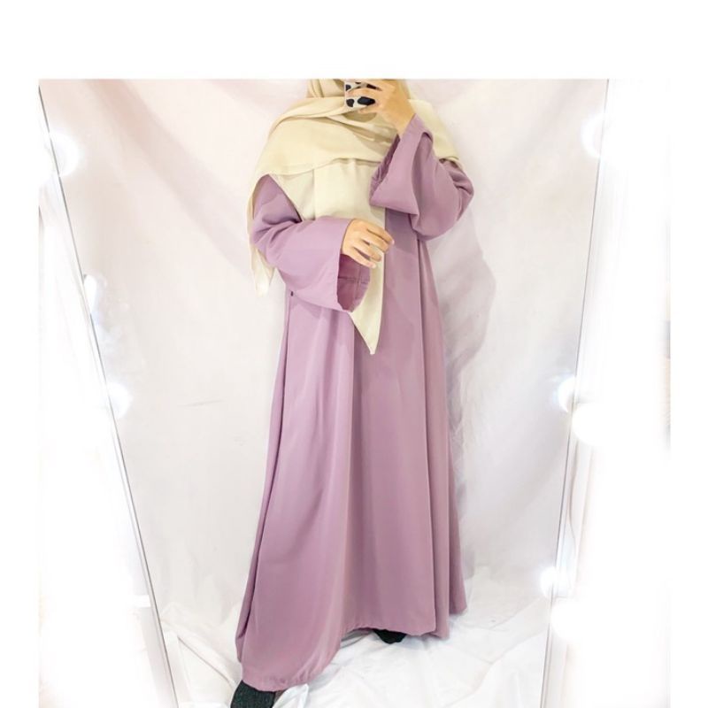 ALIFA BASIC ABAYA POLOS/ ABAYA TURKI