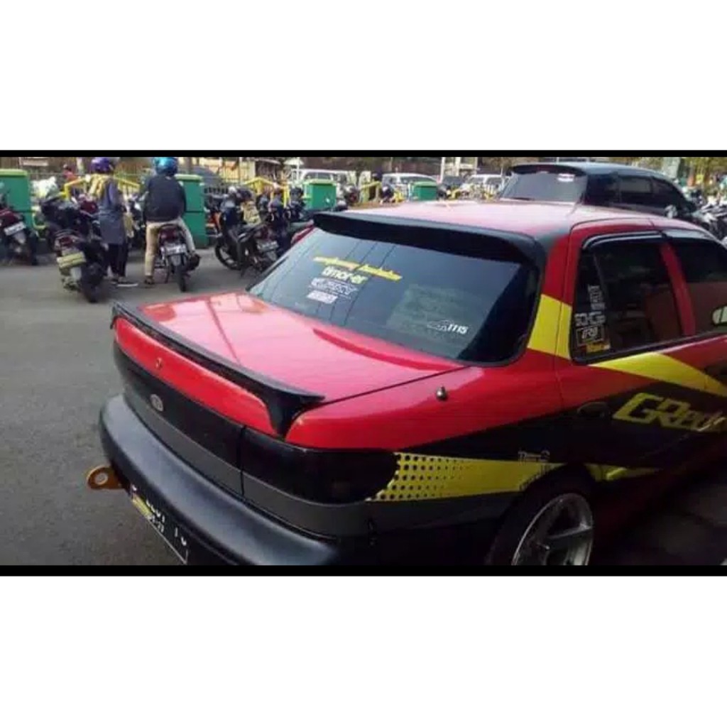 Jual Aksesoris Eksterior Modifikasi Modif Variasi New Item Ductail Spoiler Untuk Mobil Timor Full Fiber Indonesia Shopee Indonesia