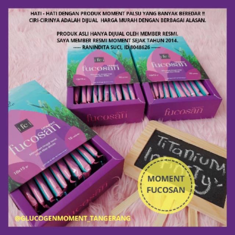FUCOSAN MOMENT (MINUMAN PELANGSING BADAN) 100% ASLI MEMBER MOMENT