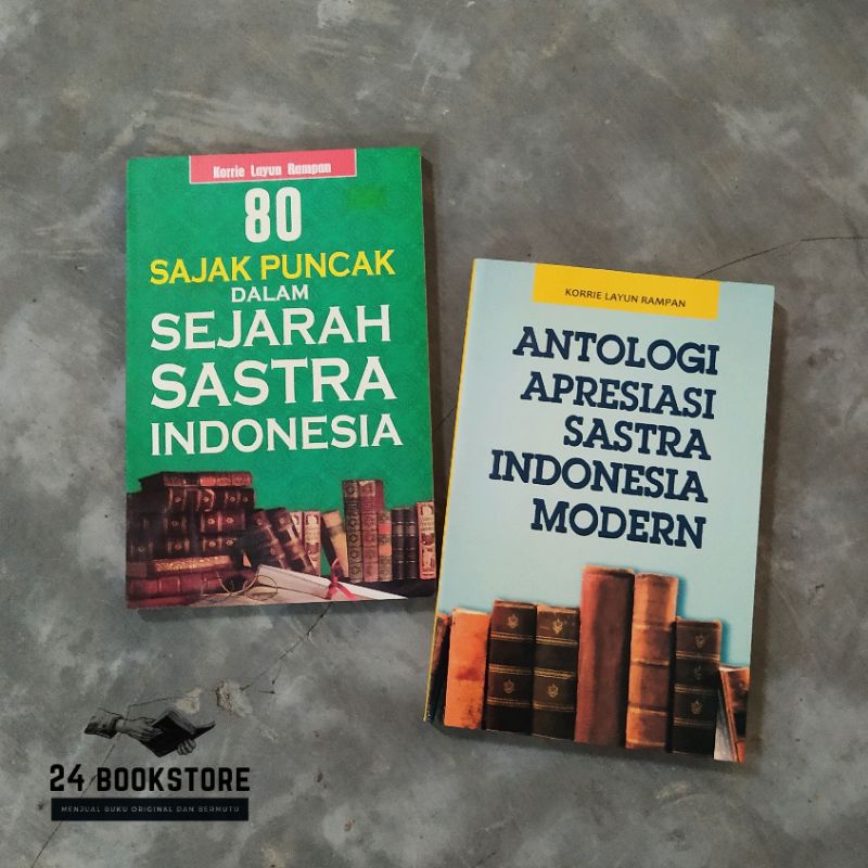 Buku 80 Sajak Puncak Dalam Sejarah Sastra Indonesia dan Antologi Apresiasi Sastra Indonesia Modern -