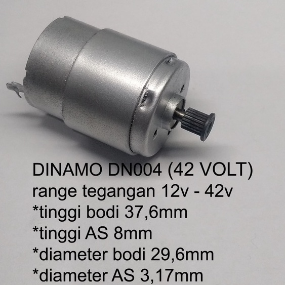 Dinamo DC 12v 24v 30v 42v Bor Mini Generator Layang Layang Mini Drill