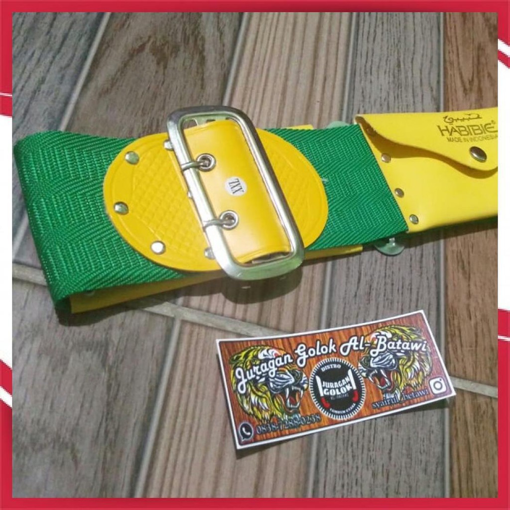 Sabuk Ijo Betawi Sabuk Betawi Sabuk Haji Sabuk Jawara Sabuk Silat - Hijau Muda
