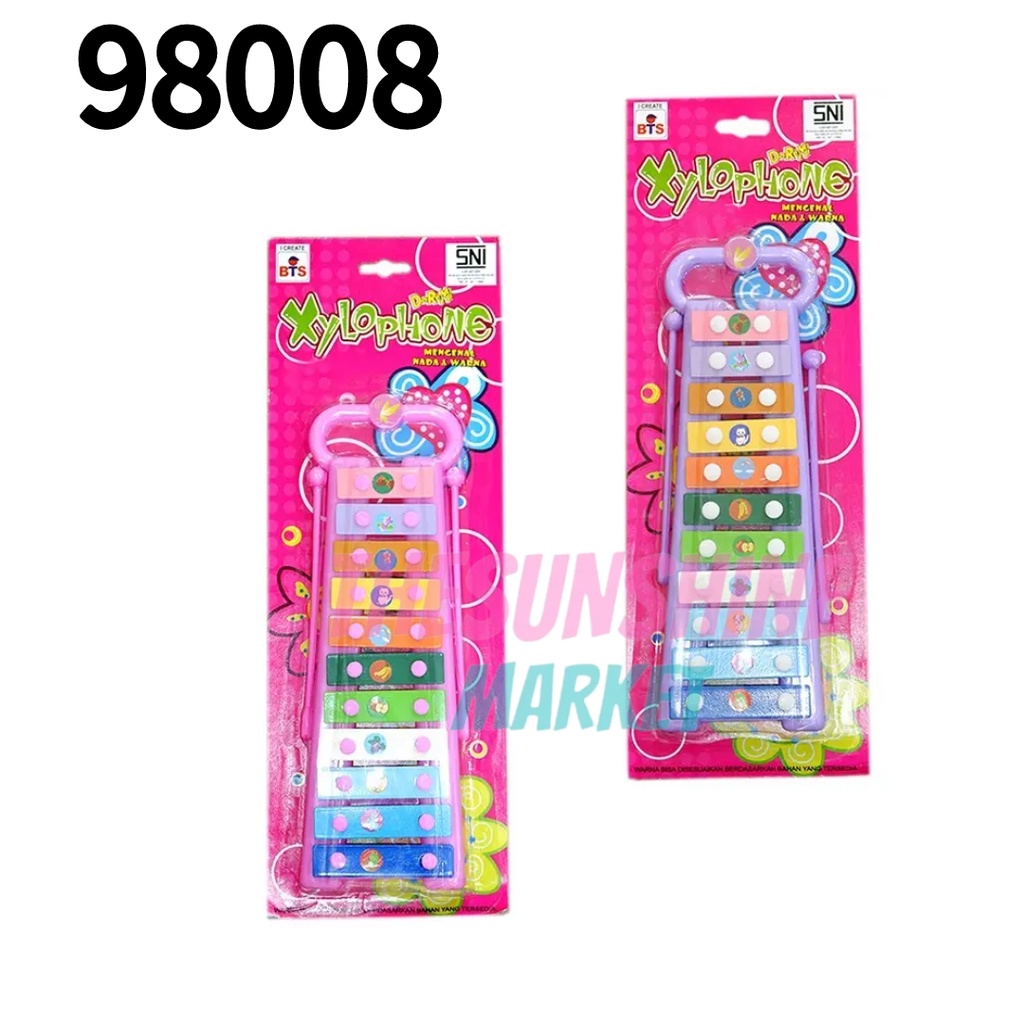 Mainan Edukasi Xylophone Alat Musik Kulintang Anak Mainan Doremi 98008