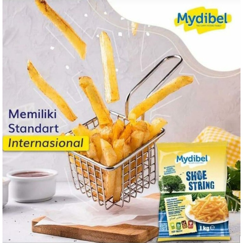 Kentang Mydibel ShoeString 1KG - French Fries My Dibel Shoestring