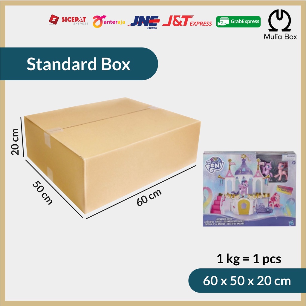 

Kardus Packing Standar Box 60 x 50 x 20 cm Corrugated Karton Dus Besar Polos Packaging Serbaguna