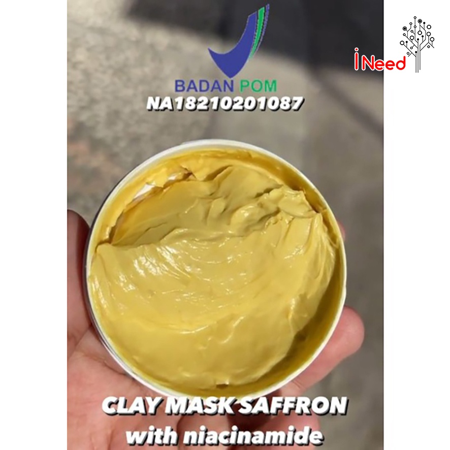 (INEED) [ BPOM ]  CICA NATURE  CLAY MASK • MASKER SAFFRON • MASKER MUGWORT • MASKER CHARCOAL • MASKER VIRAL