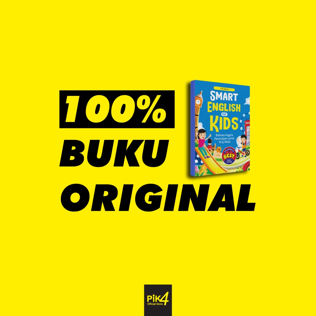 Buku anak Smart English For Kids Bahasa Inggris Permulaan Untuk Tk dan PAUD pra SD