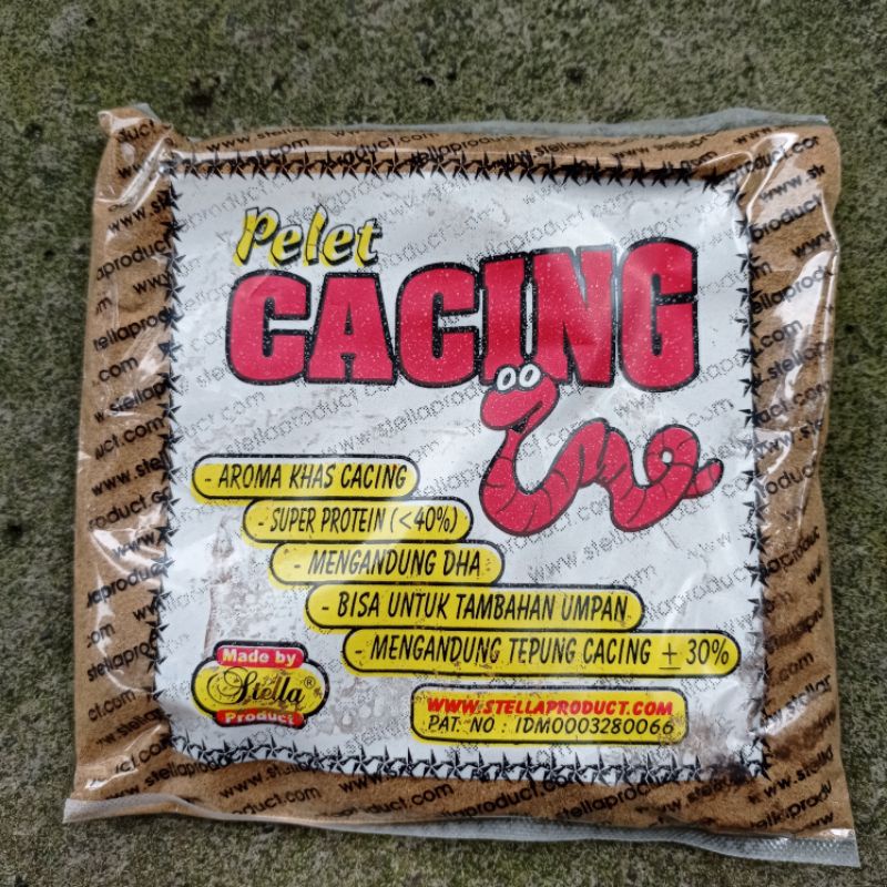 umpan pelet stella cacing