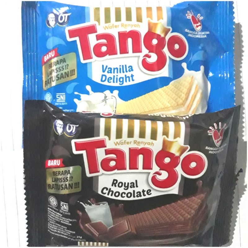 

Tanggo wafer renyah Tango Wafer 21gr Tango Mini Wafer Netto 21gram Tango Wafer Renceng 21gr Tango Wafer Biskuit Coklat Vanila /YAP_snack001