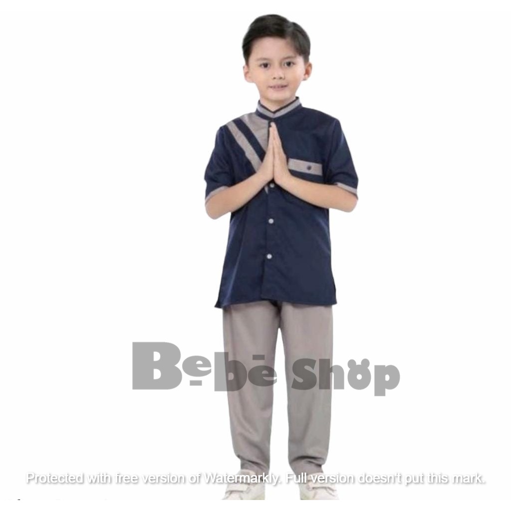 Baju koko anak laki laki usia 1 sampai 12 tahun/ baju koko anak/ baju muslim/ baju koko pakistan bahan katunn/baju koko model terbaru