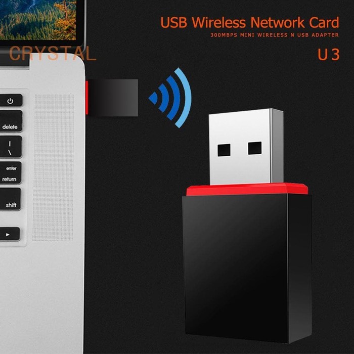 TENDA U3 USB Wireless Adapter FAST 300mbps Wifi Dongle/ Receiver N300