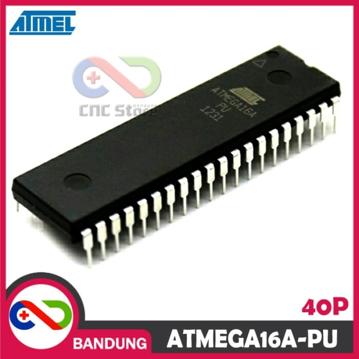 ATMEGA16 ATMEGA16A-PU DIP ATMEL AVR DIP-40 40PIN