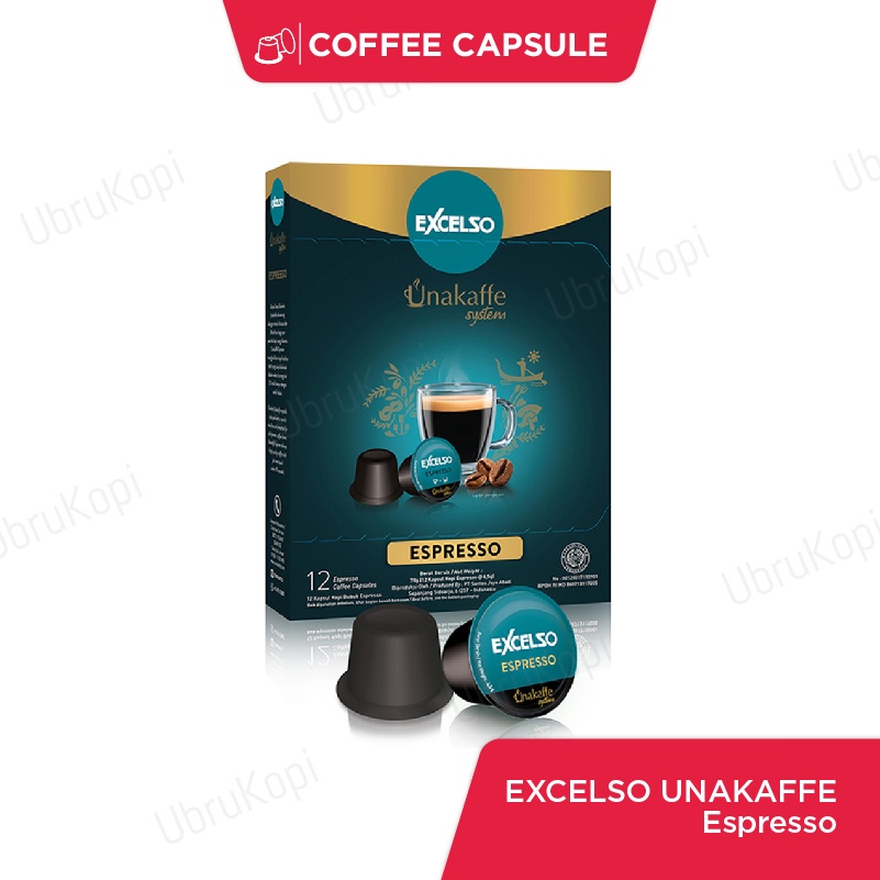 

Excelso Unakaffe Kopi Kapsul Espresso (12pod / 6,5gr)