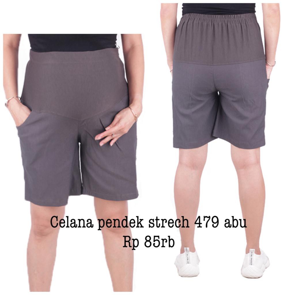 Celana Hamil Pendek 479 Abu