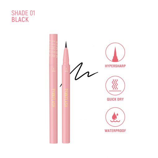 Pinkflash Hypersharp Waterproof Eyeliner Pinkflash Eyeliner Waterproof Eyeliner Spidol Eyeliner Pink Flash