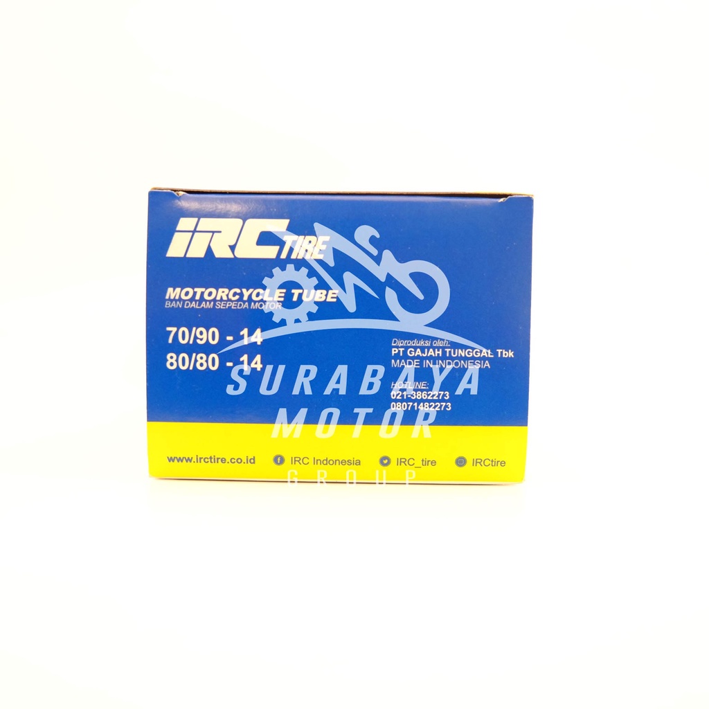 Ban Dalam IRC 70/90-14 atau 80/80-14 Sepeda Motor Matic