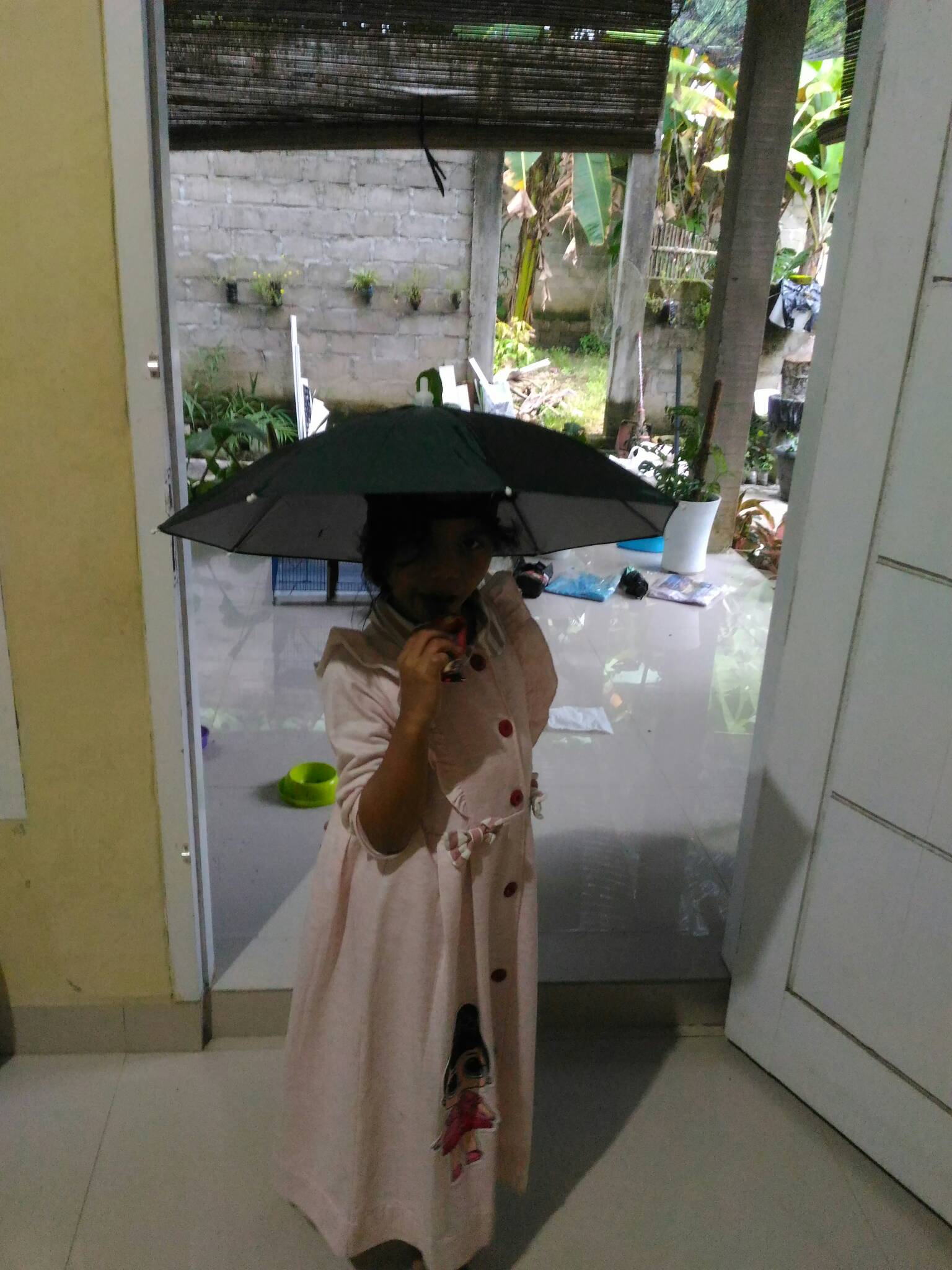 Payung Topi Kepala/topi Payung/payung Kepala Diameter 60cm