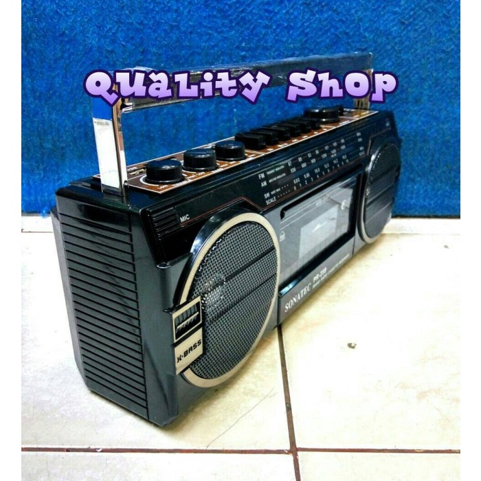 Tape Kaset Pita Sonatec Pr-259 Usb Sd Radio Baru