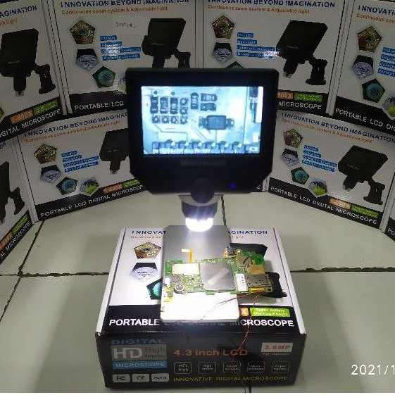 Microscope LCD Plus Stand Metal