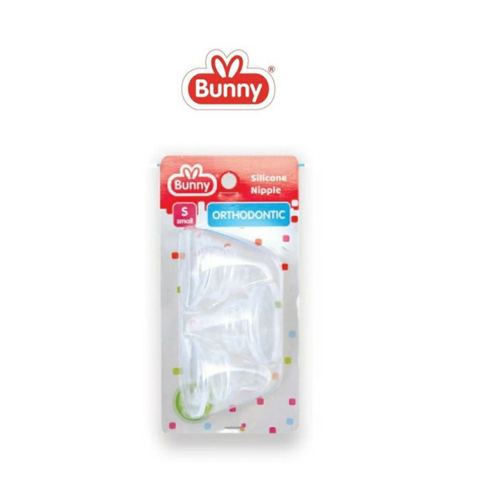 Lusty Bunny Nipple Orthodontik 3pc - Dot Botol Susu Bayi Orthodontik