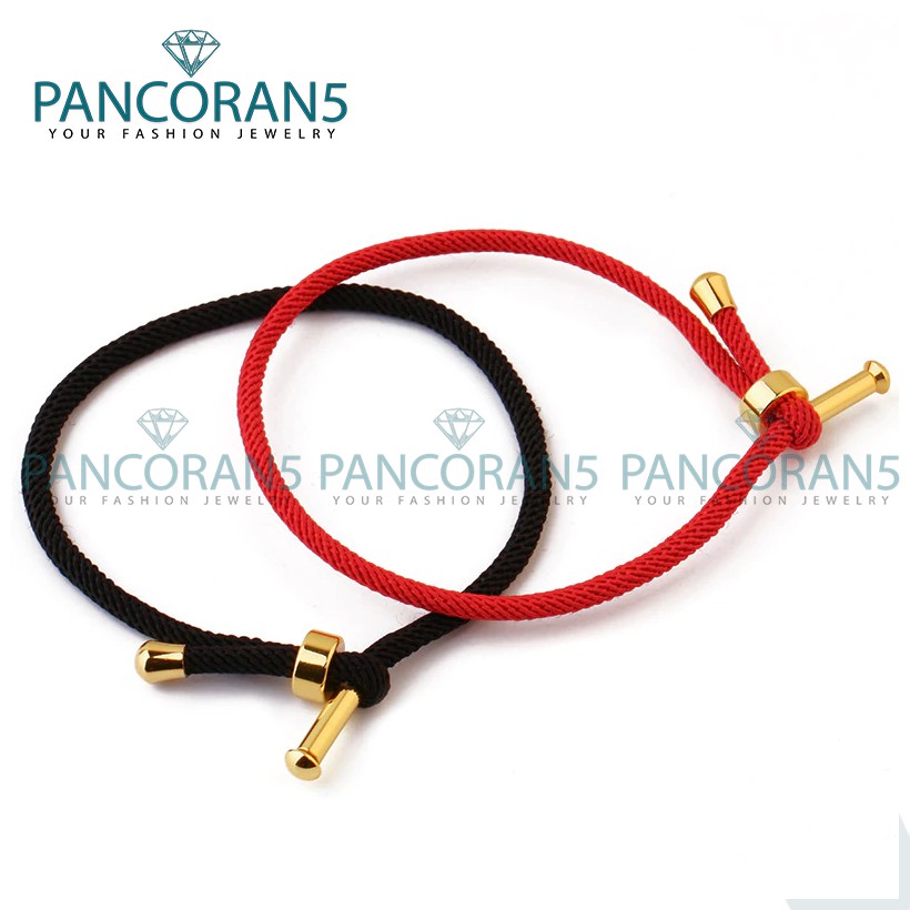 Gelang Tali Pandora Serut Polos