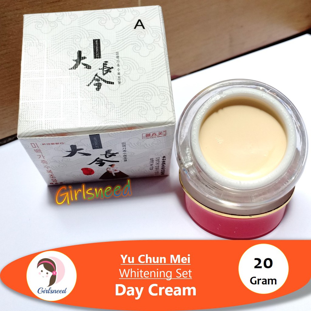 Yu Chun Mei Day / Night Cream 1 pc @20gram Versi Kotak Putih