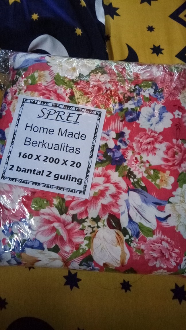 Sprei Homemade 160 180 Murah Halus Berkualitas Adem Tidak Luntur Nyaman