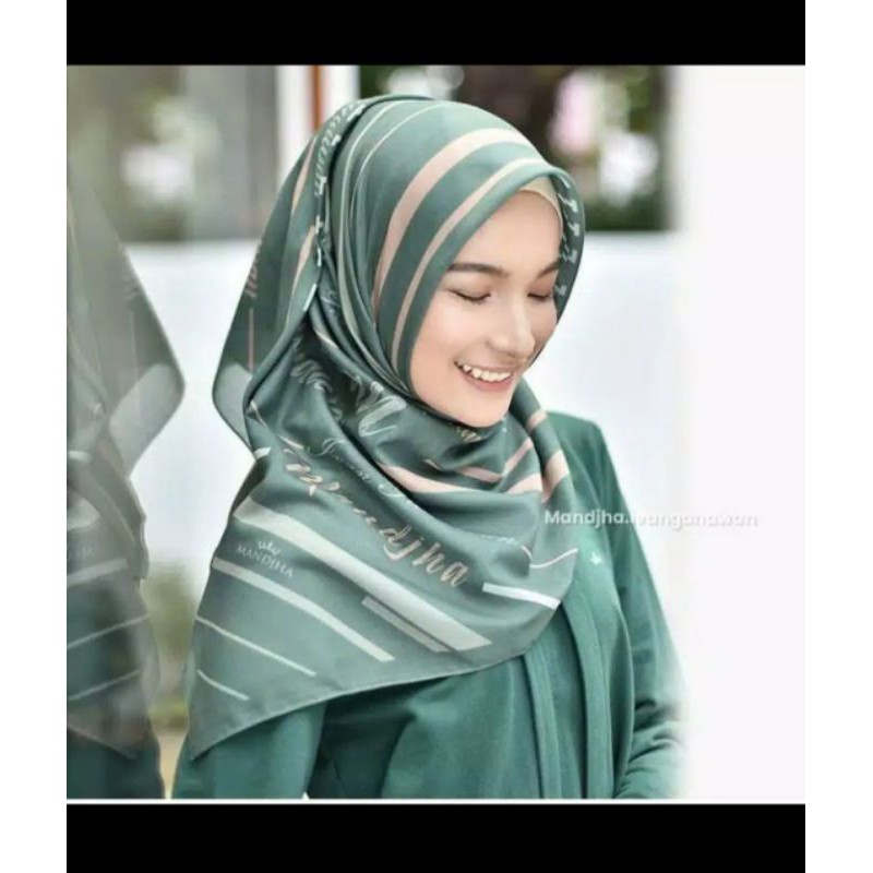 MONOGRAM SCRAF MANDJHA HIJAB BY IVAN GUNAWAN