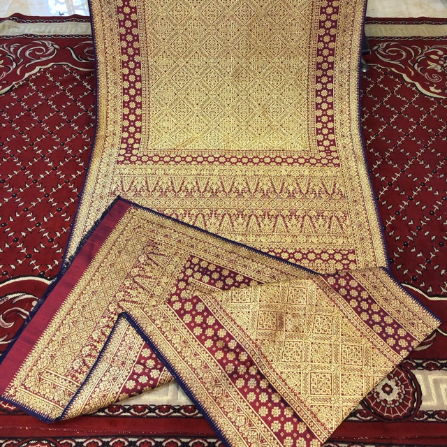 Songket Lepus 1 Benang nampan / Songket Tenun Palembang