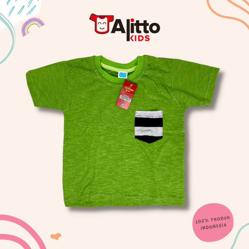 Kaos Pocket Anak Polos Pocket Tee Polos Anak