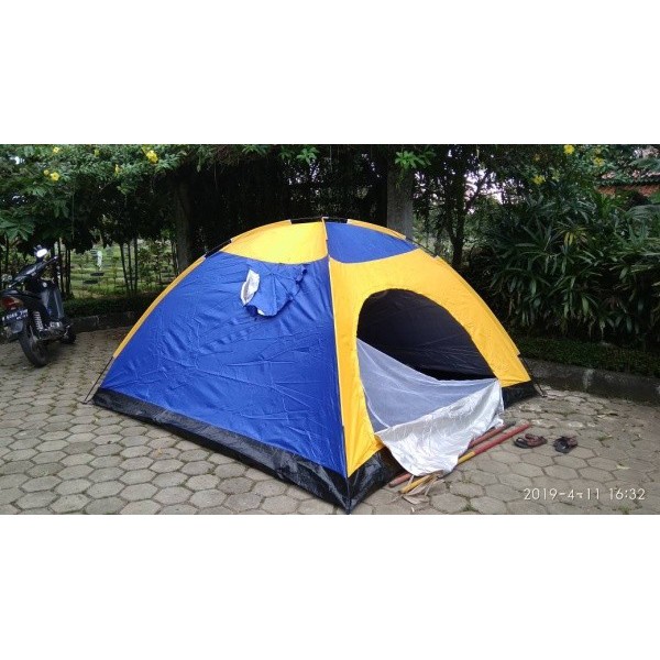 【COD】 Tenda Dome 8/10/12 Orang Single Layer` 8P 10P 12P Anti Air Waterproof Tent` Kemah Outdoor Camping Indoor