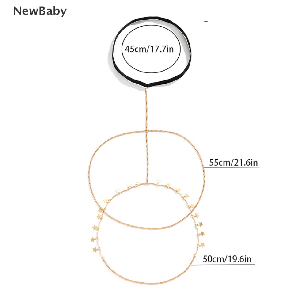 Newbaby Rantai Paha Elastis Sexy Gaya Bohemia Aksen Rumbai Panjang Untuk Wanitapantai
