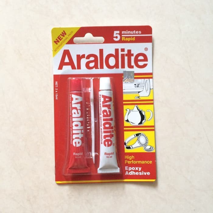 

Lem Besi Epoxy Araldite Merah 5 Menit Rapid Minutes Adhesive Serbaguna