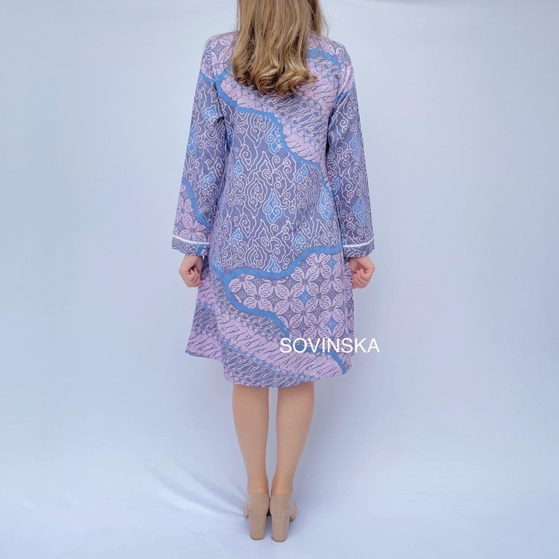 Dress Batik Pulau WTP 250 Dress Tunik Baju wanita modern