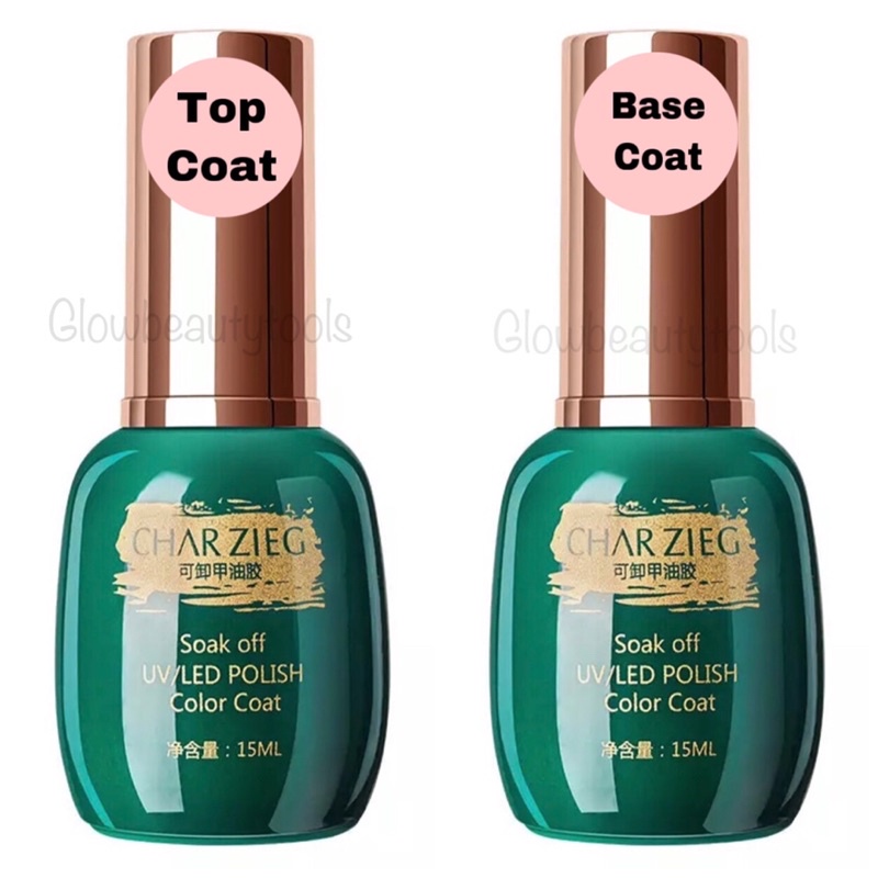 Charzieg Base Coat Top Coat UV Gel 15ml