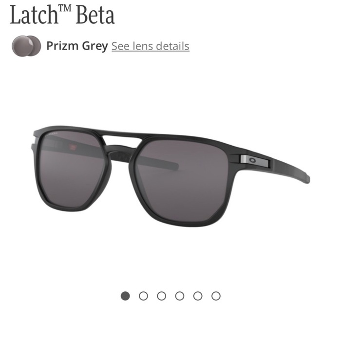 Oakley Kacamata Hitam Latch Beta OO 9436-01 Black Prizm Grey