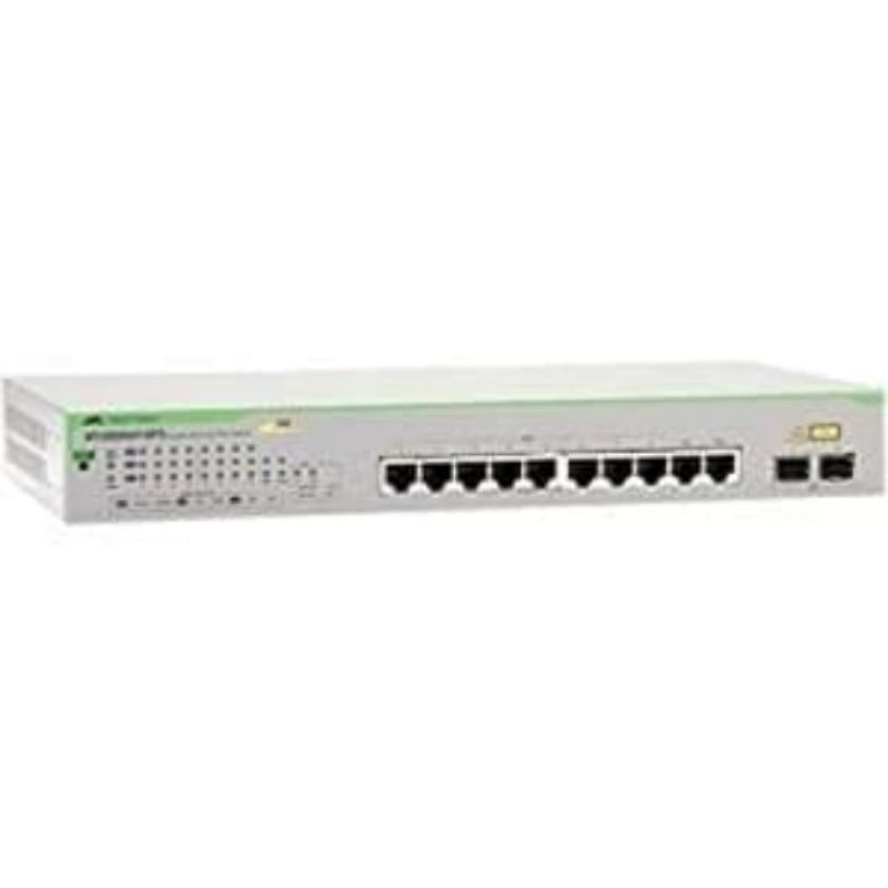 ALLIED TELESIS AT-GS950/10PS SWITCH 10 POE 2 SFP WEB SMART GIGABIT