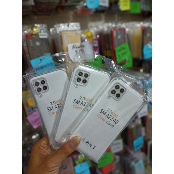 clear case bening  Samsung A22 4G (  case tebal )